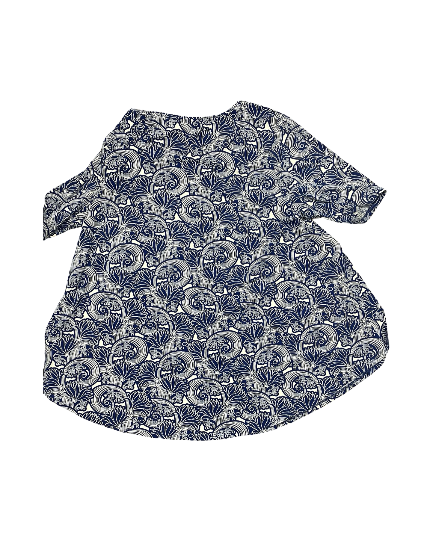 Top Ss By Chicos In Blue & White, Size:L