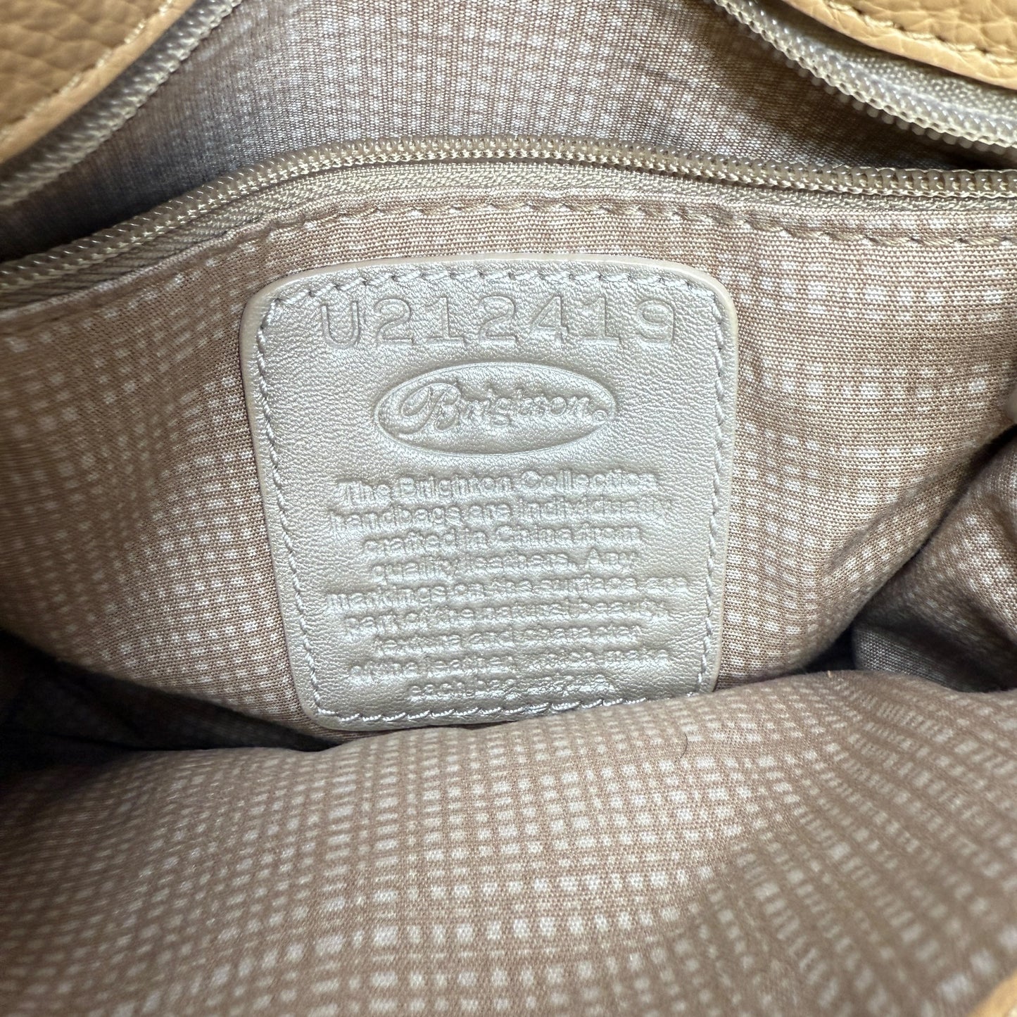 Chica Tassel Leather Shoulder Bag By Brighton, Size: Small