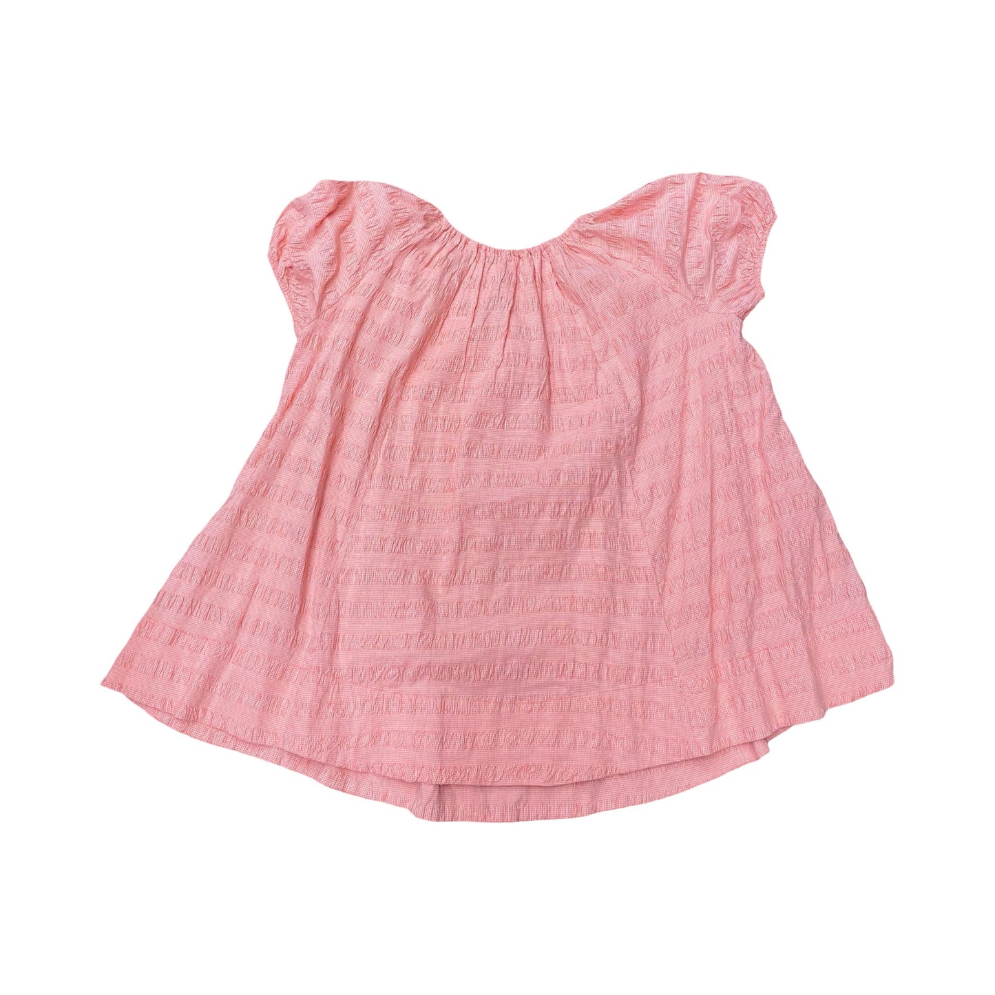 Dress Casual Short By Maeve In Pink & White, Size:L