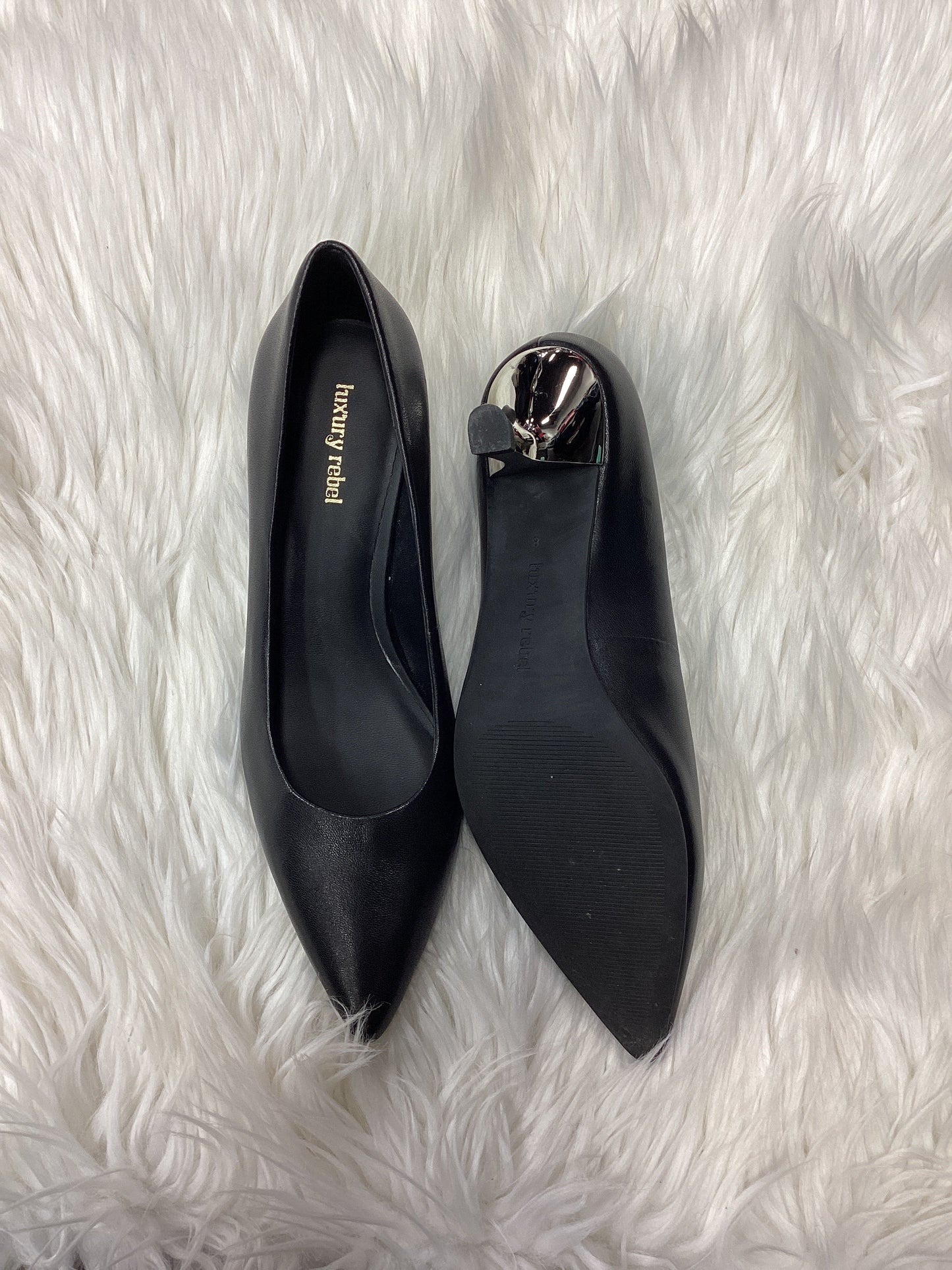 Shoes Heels Kitten By Cmc In Black, Size:8