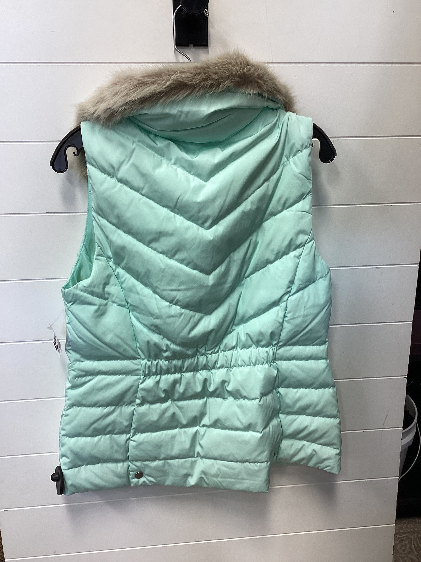 Vest Puffer & Quilted By Talbots In Aqua, Size:M