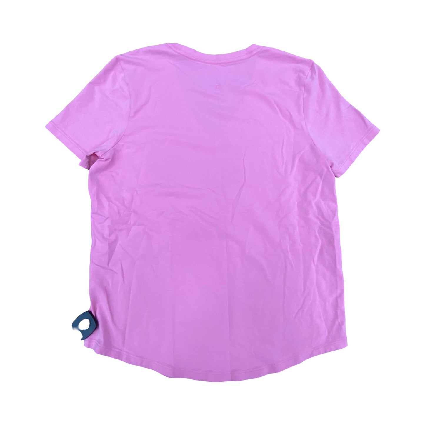 Athletic Top Ss By Lululemon In Pink, Size:M