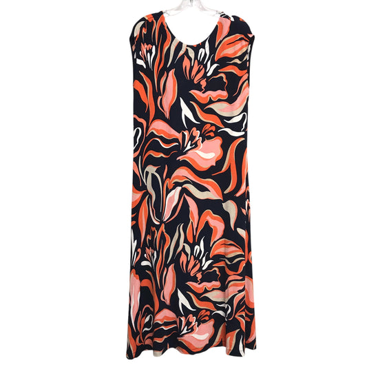 Dress Casual Midi By Chicos In Navy, Size:M