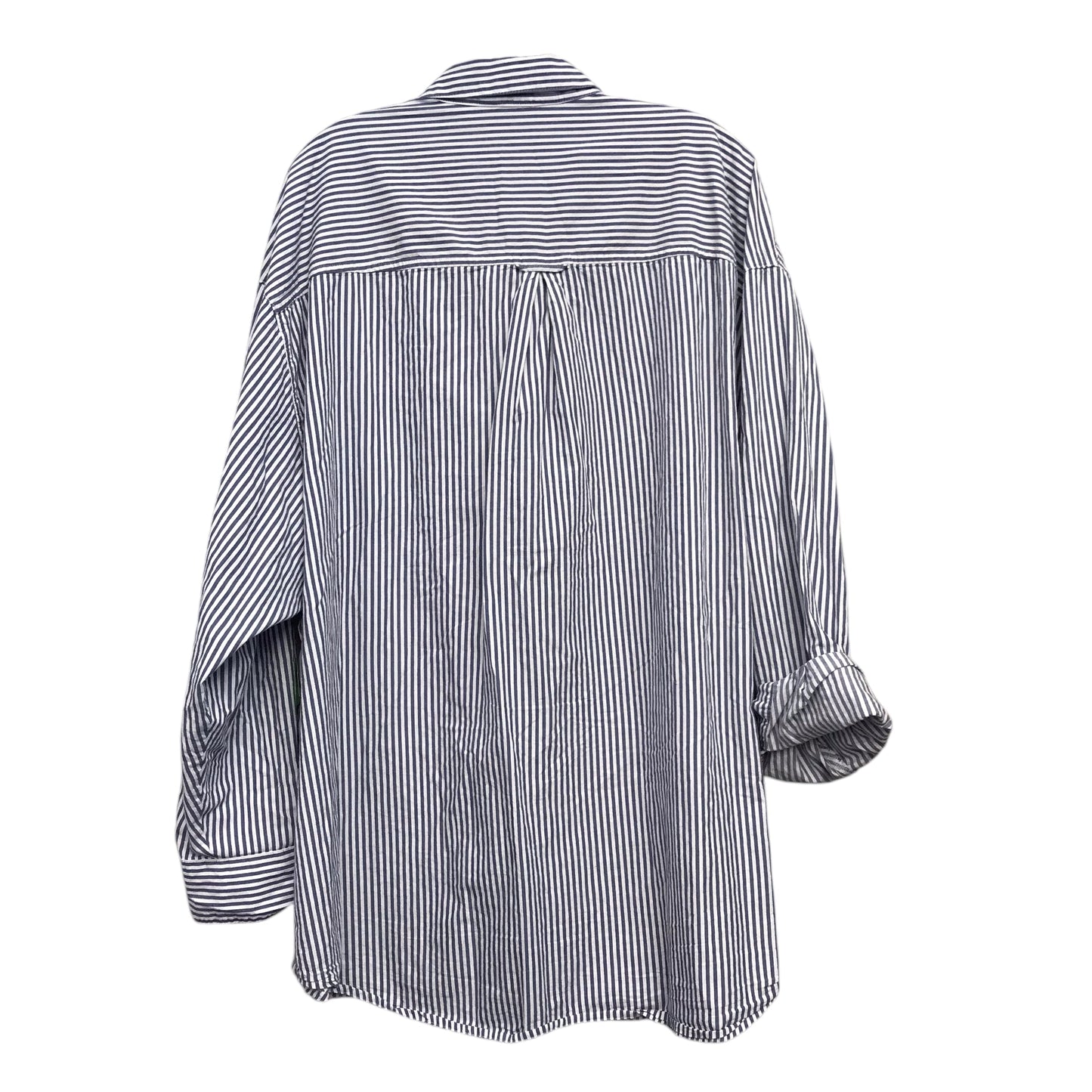 Top Ls By Old Navy In Striped Pattern, Size:1X