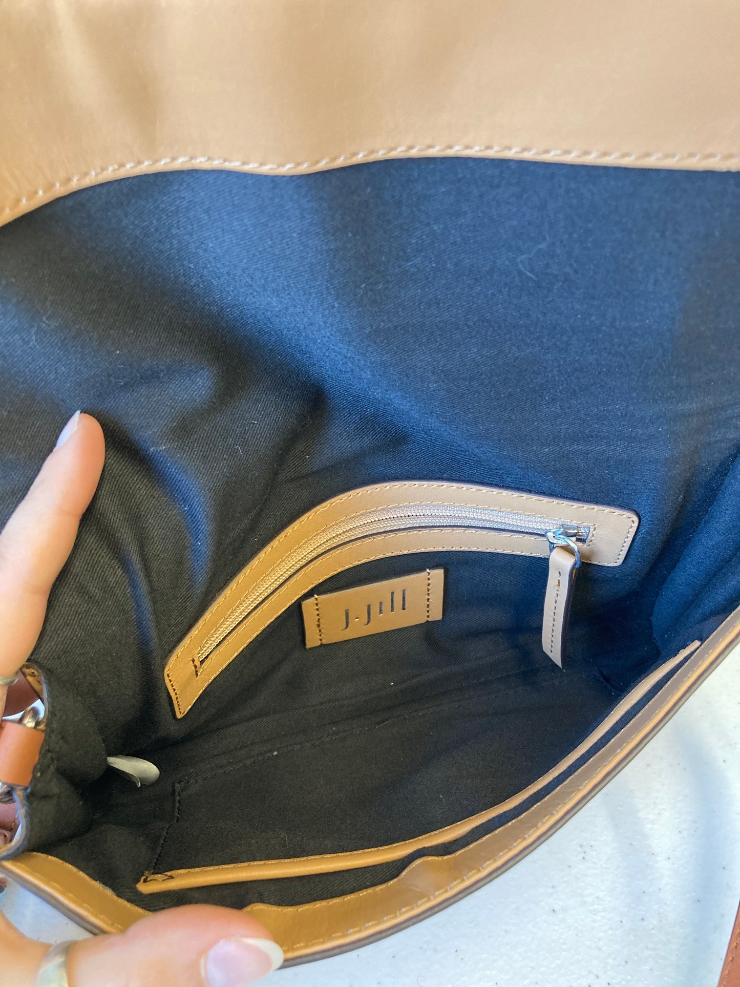 Crossbody By J. Jill In Tan, Size:Medium