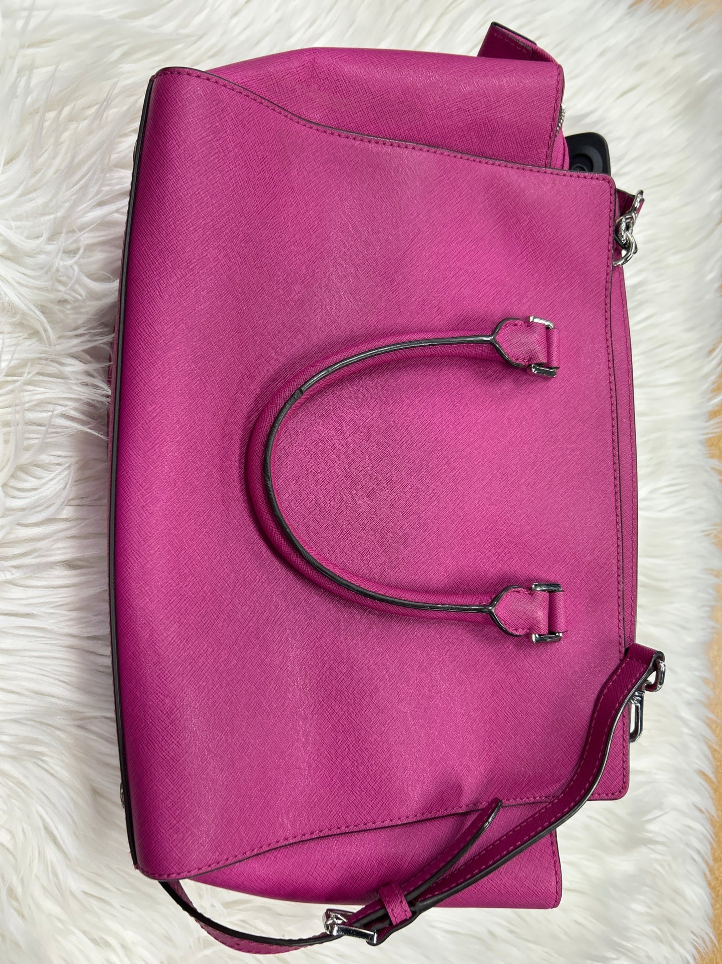 Handbag Designer By Michael Kors In Pink, Size:Large