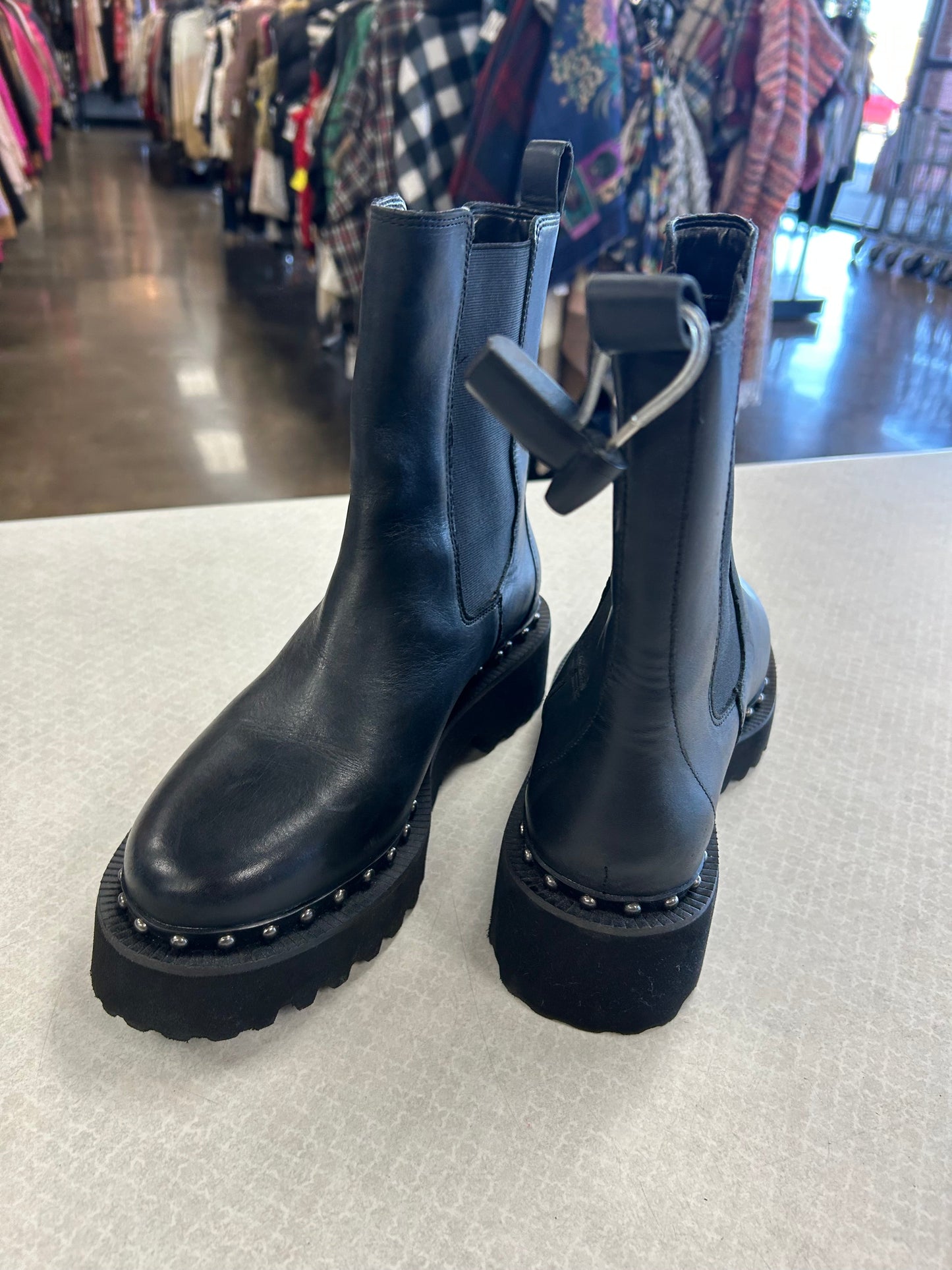BOOTS ANKLE FLATS by VINCE CAMUTO In BLACK, Size: 8.5