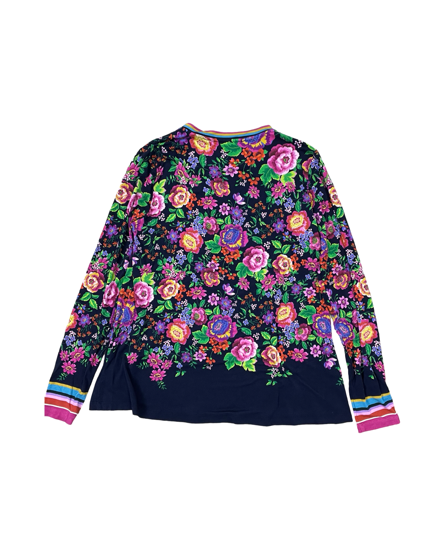 Top Ls By Johnny Was In Floral Print, Size:S