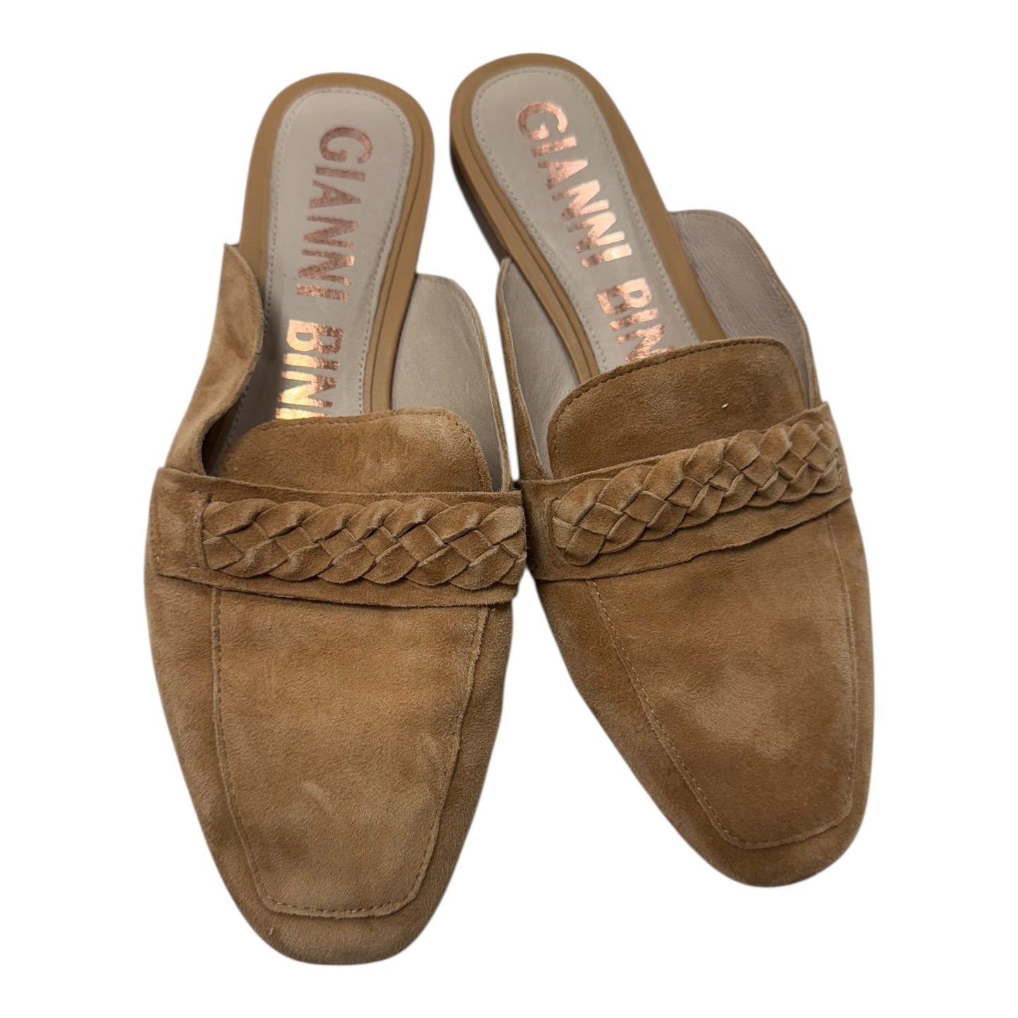 Sandals Flats By Gianni Bini In Tan, Size:9