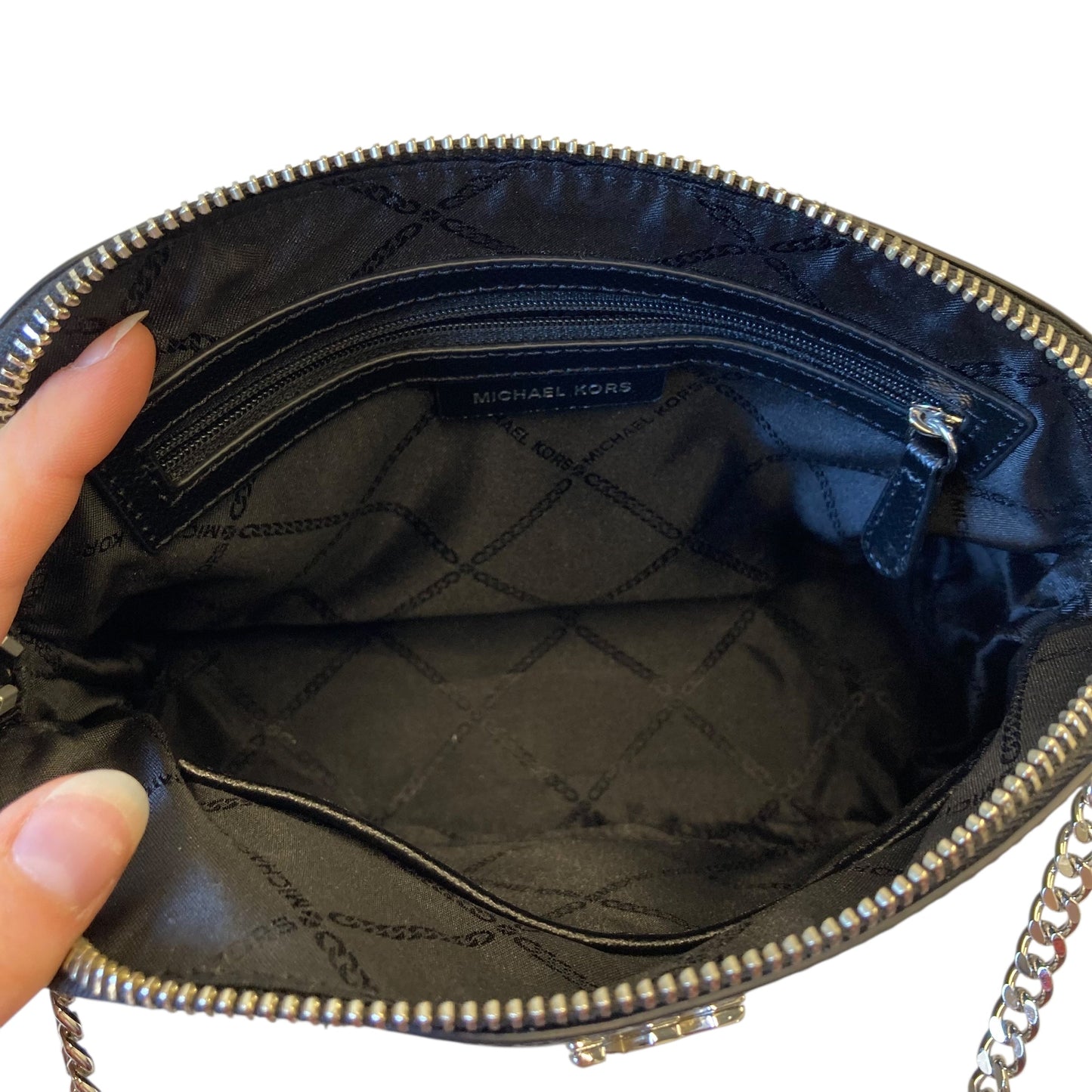 Crossbody Designer By Michael Kors In Black, Size:Small