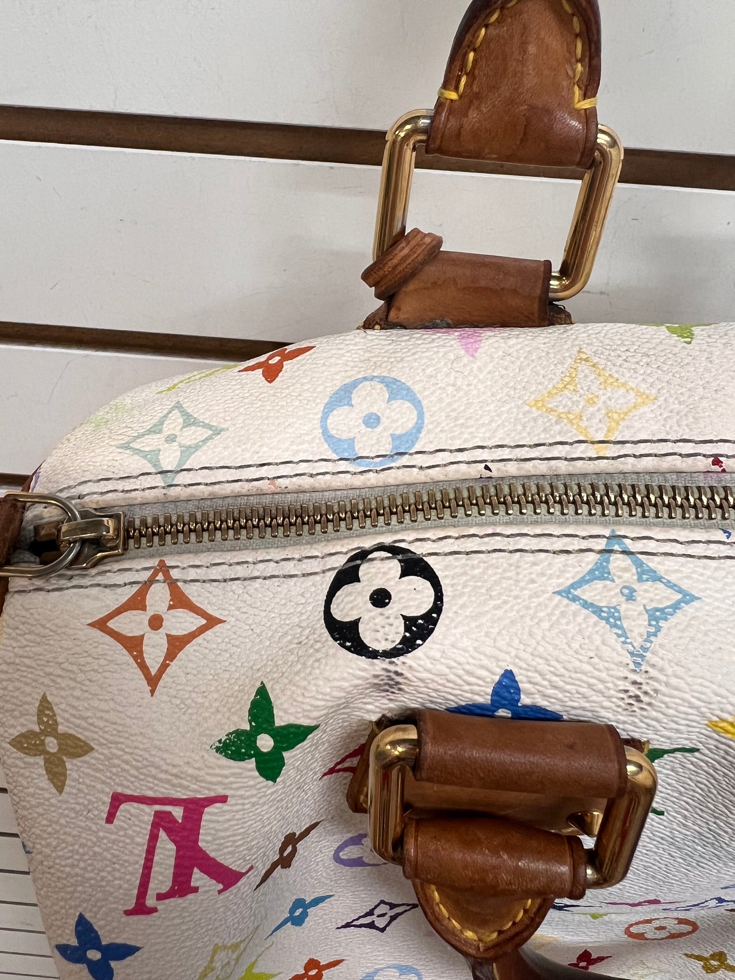 HANDBAG LUXURY DESIGNER by LOUIS VUITTON In WHITE, Size: MEDIUM