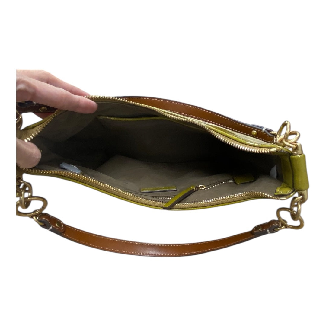 Handbag Designer By Tory Burch In Green, Size:Medium