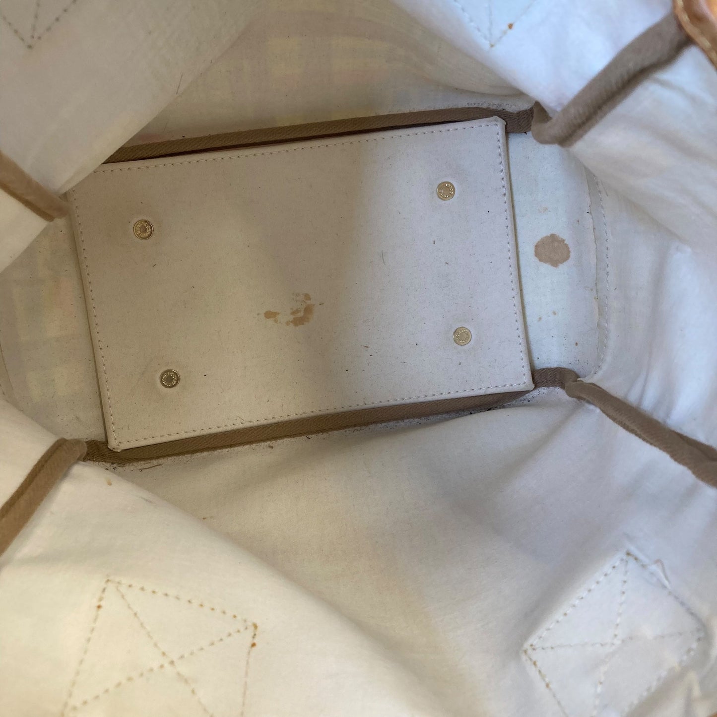 Handbag Designer By Dooney And Bourke In Plaid Pattern, Size:Medium