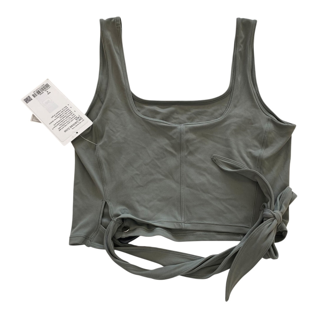 Athletic Tank Top By Lululemon In Grey, Size:8