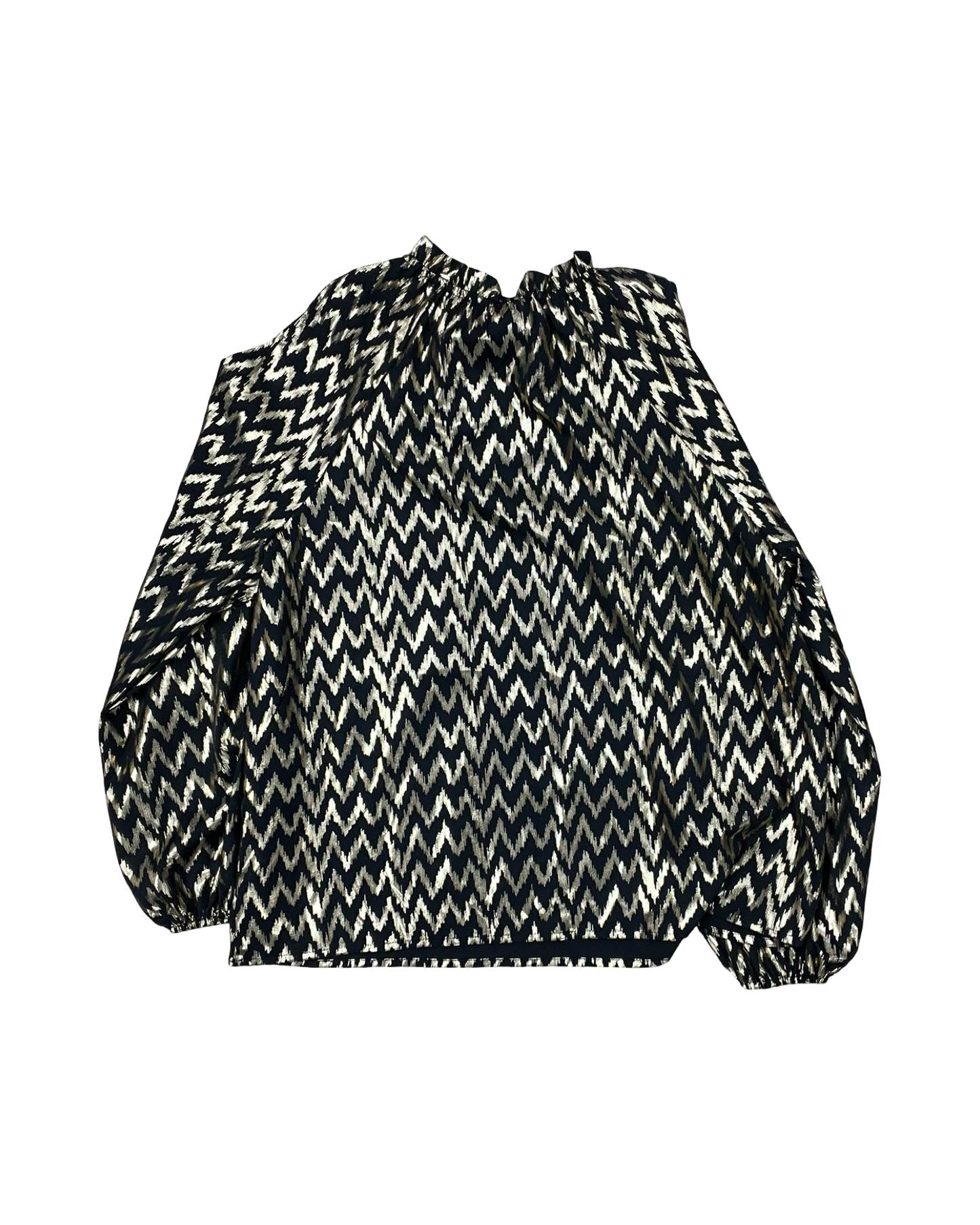 Top Ls By Shein In Black & Gold, Size:M