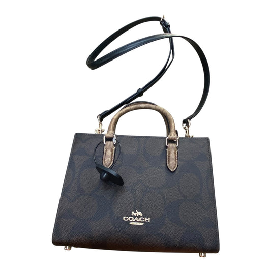 Handbag Designer By Coach In Brown, Size:Small