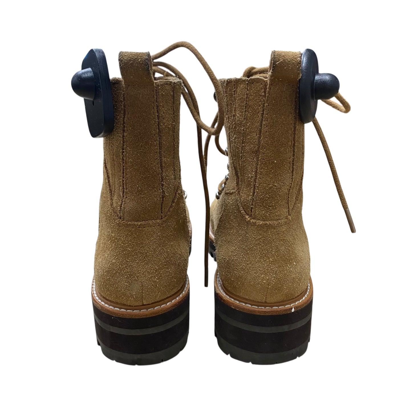 Boots Ankle Heels By Marc Fisher In Brown, Size:6