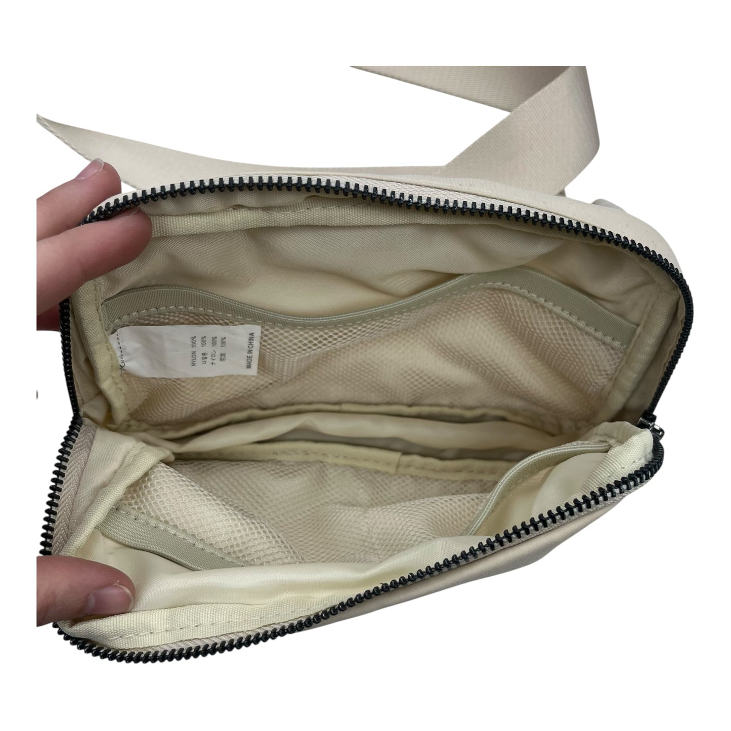 Belt Bag By Clothes Mentor In Cream, Size:Small
