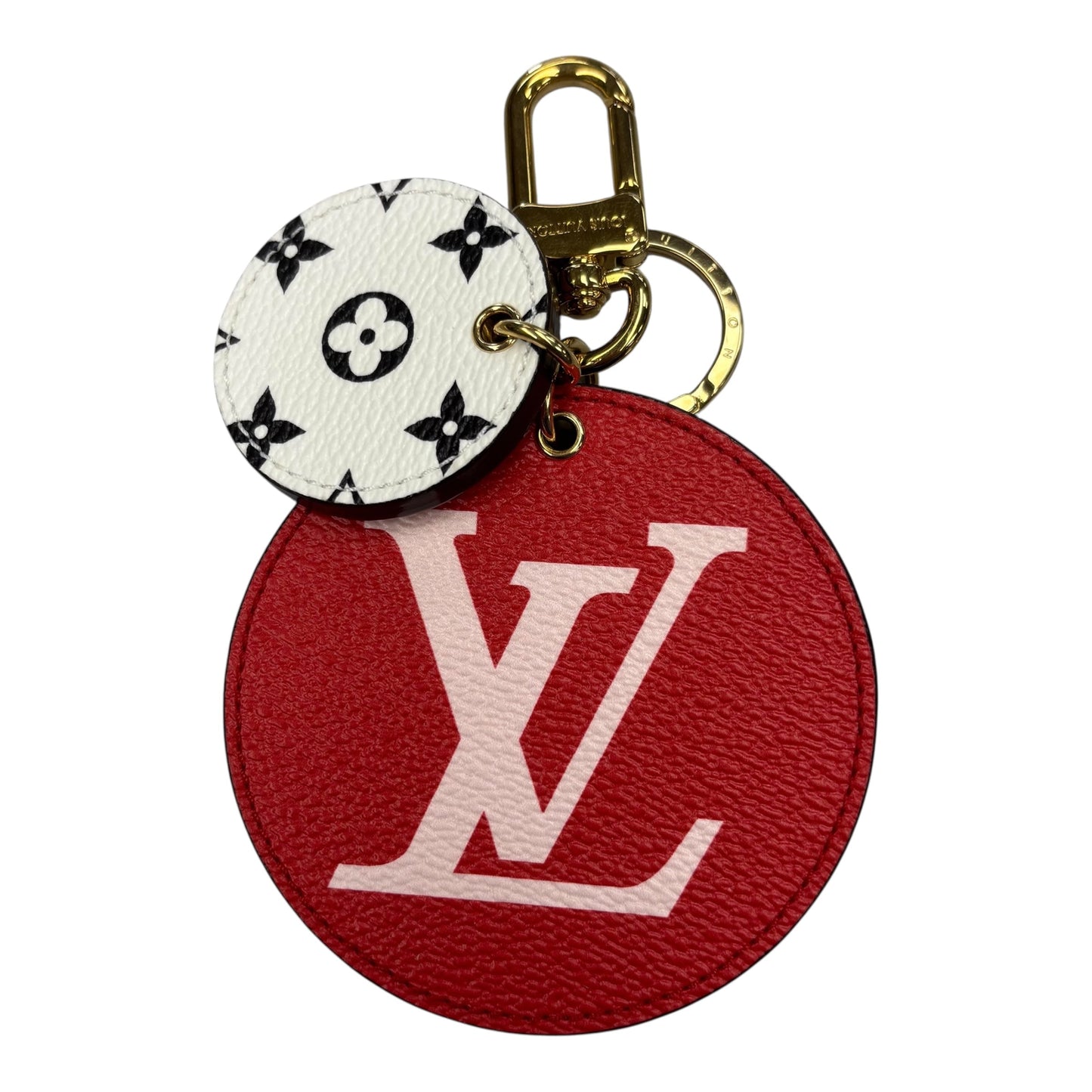 Key Chain Luxury Designer By Louis Vuitton In Pink & Red