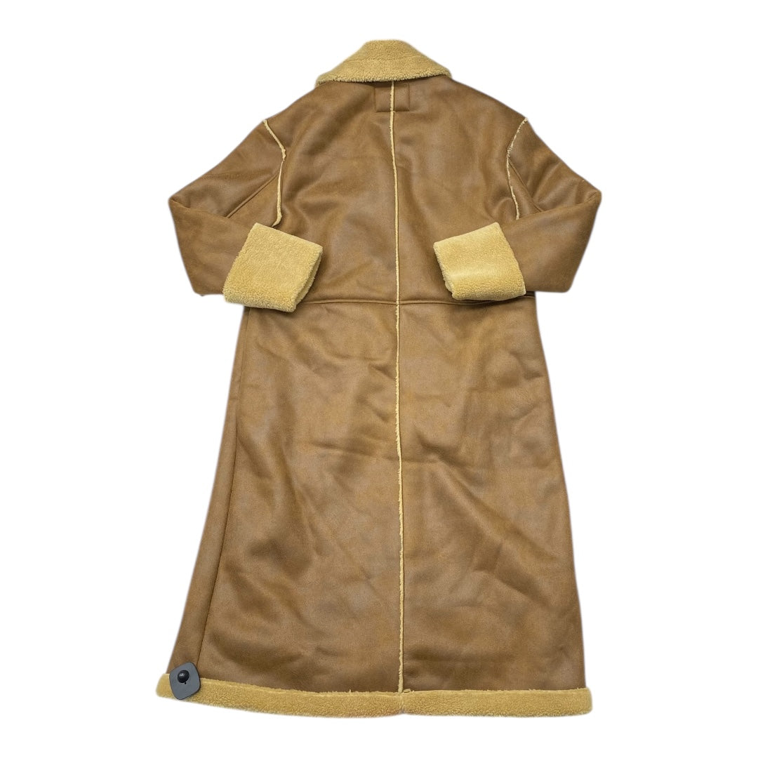 Coat Faux Fur & Sherpa By Blanknyc In Brown, Size:S