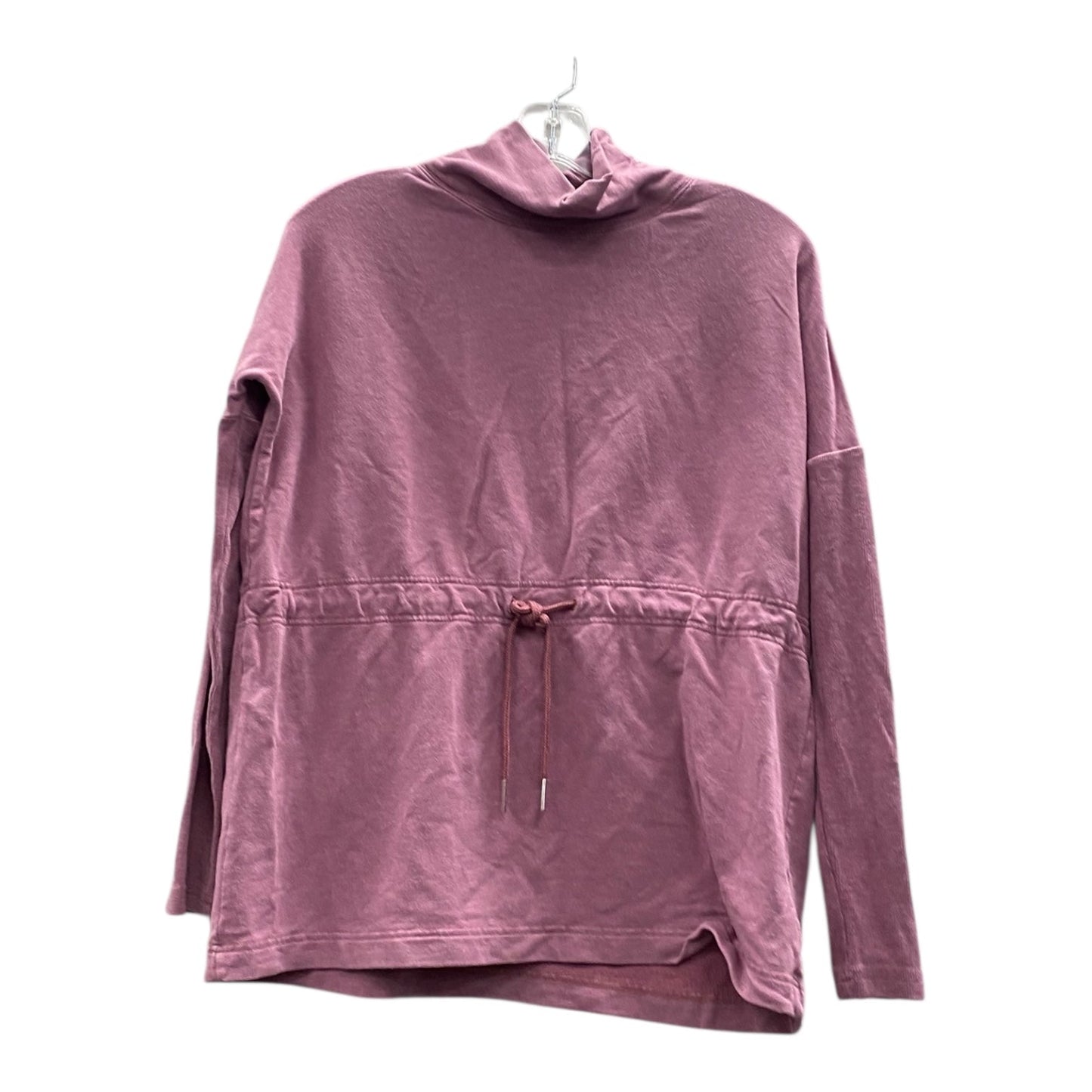 Athletic Top Ls Collar By Athleta In Pink, Size:Xxs