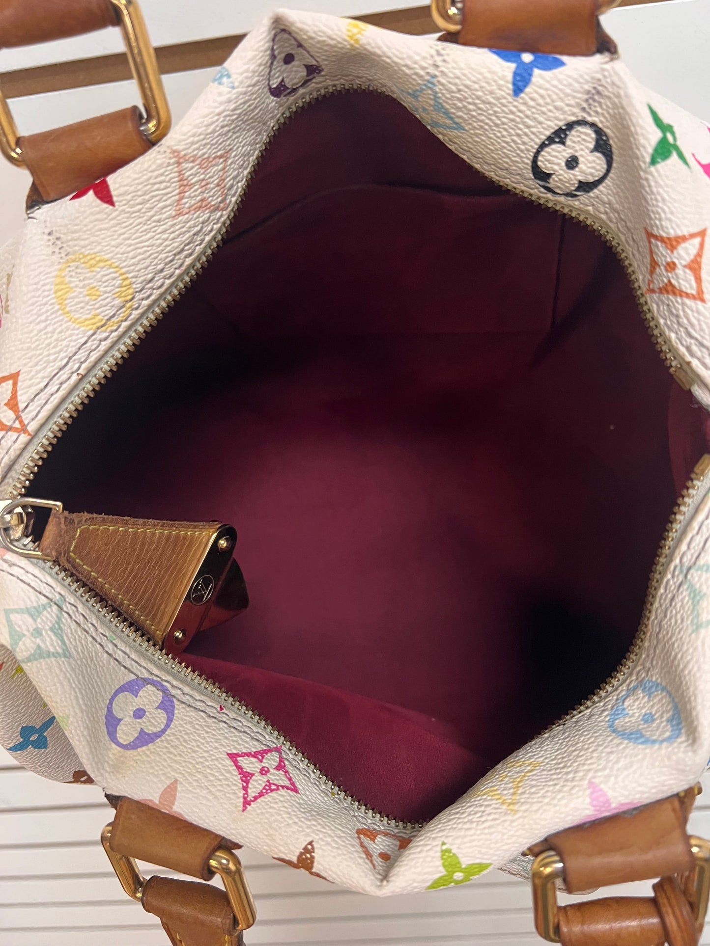 HANDBAG LUXURY DESIGNER by LOUIS VUITTON In WHITE, Size: MEDIUM