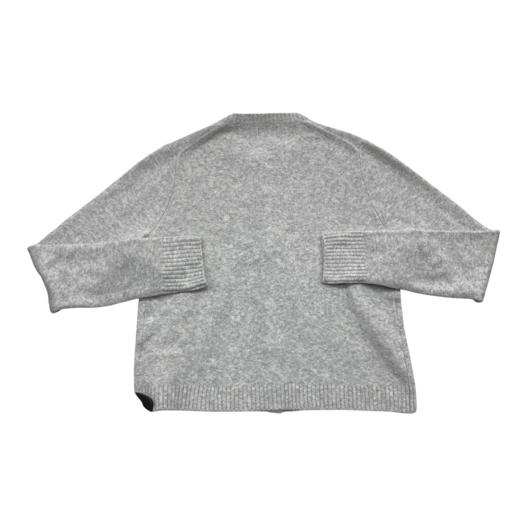 Sweater Cardigan By J. Crew In Grey, Size:M