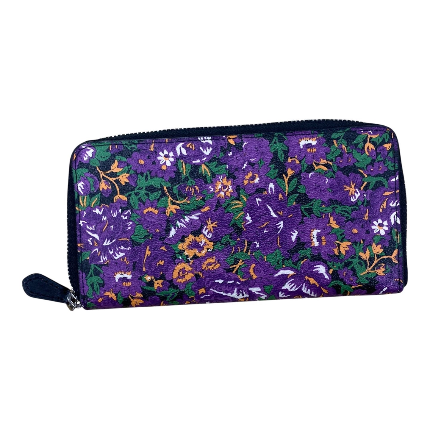 Wallet Designer By Coach In Purple, Size:Large