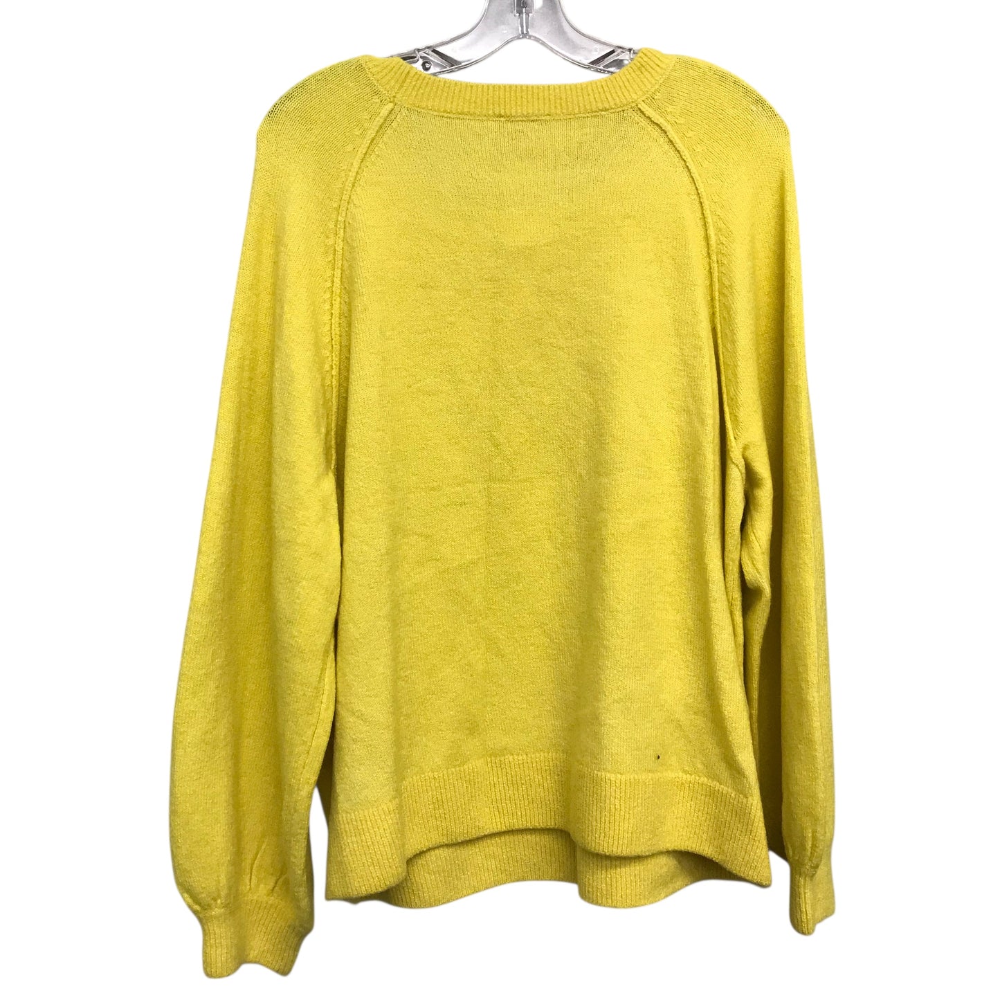 Sweater By Vince Camuto In Yellow, Size:L