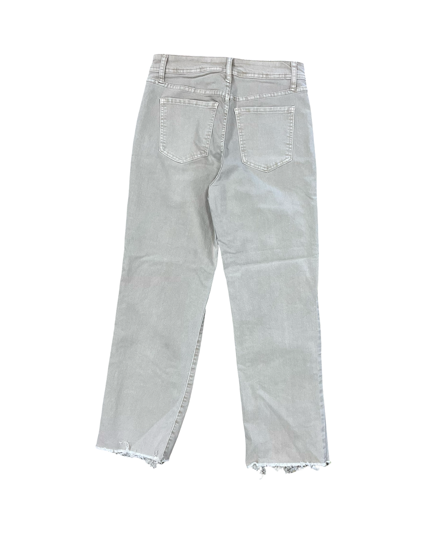 Jeans Straight By Happily Grey In Tan, Size:4
