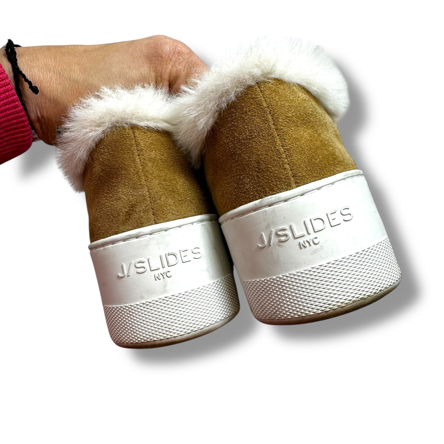 Shoes Sneakers By J Slides In Brown, Size: 7
