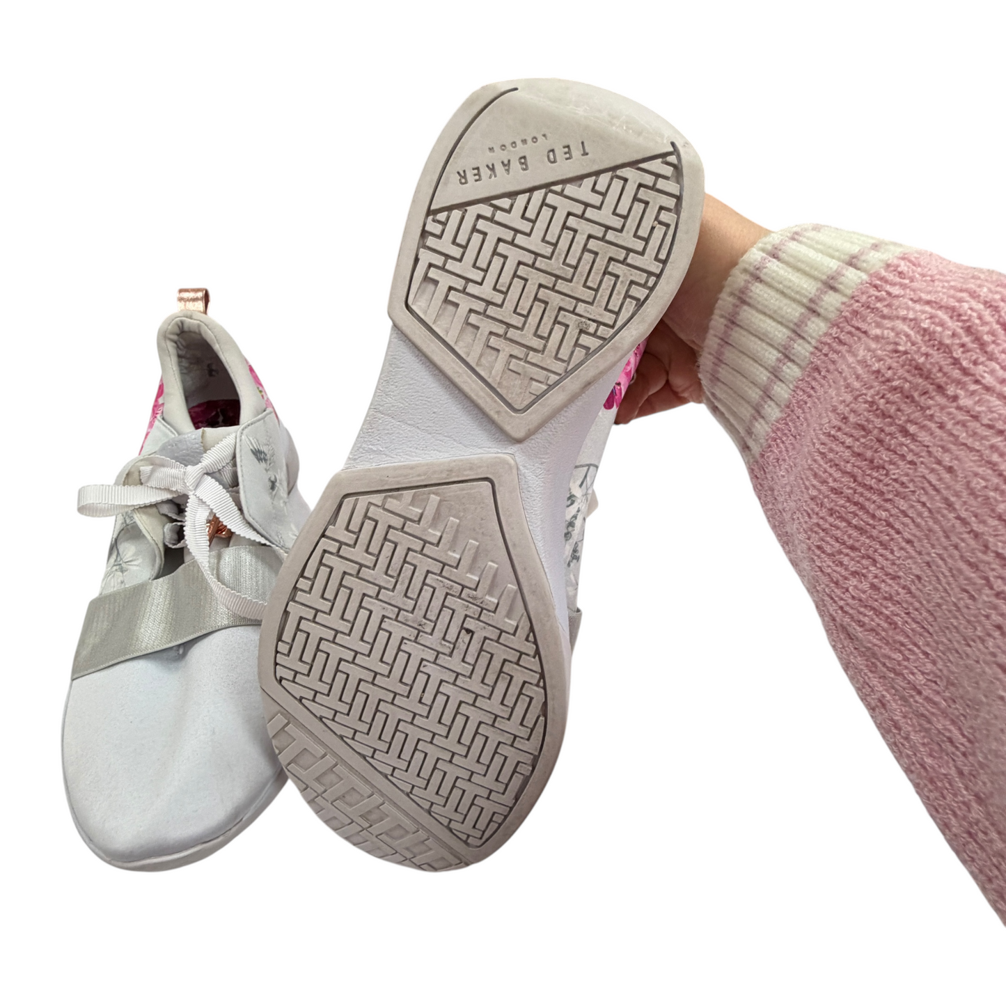 Shoes Athletic By Ted Baker In White, Size:8