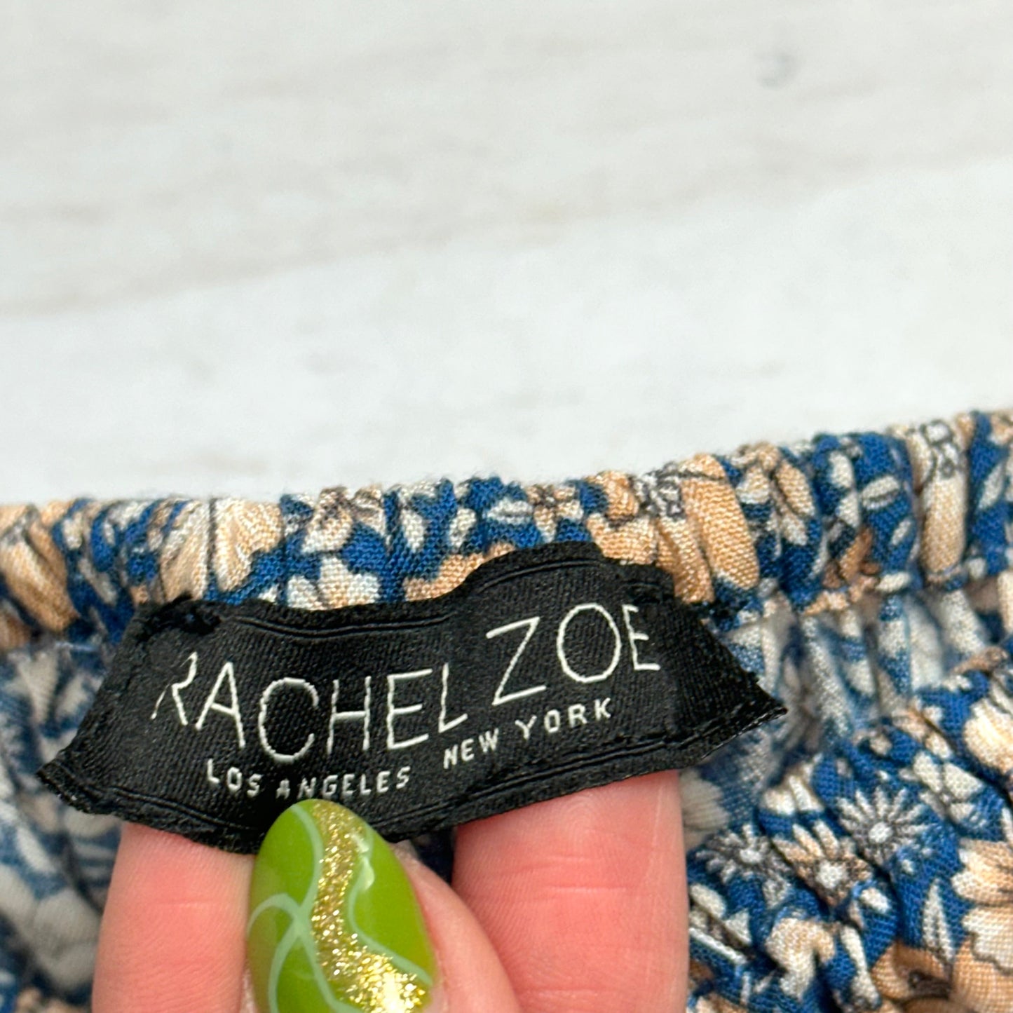Dress Casual Short By Rachel Zoe In Blue & Cream, Size: S
