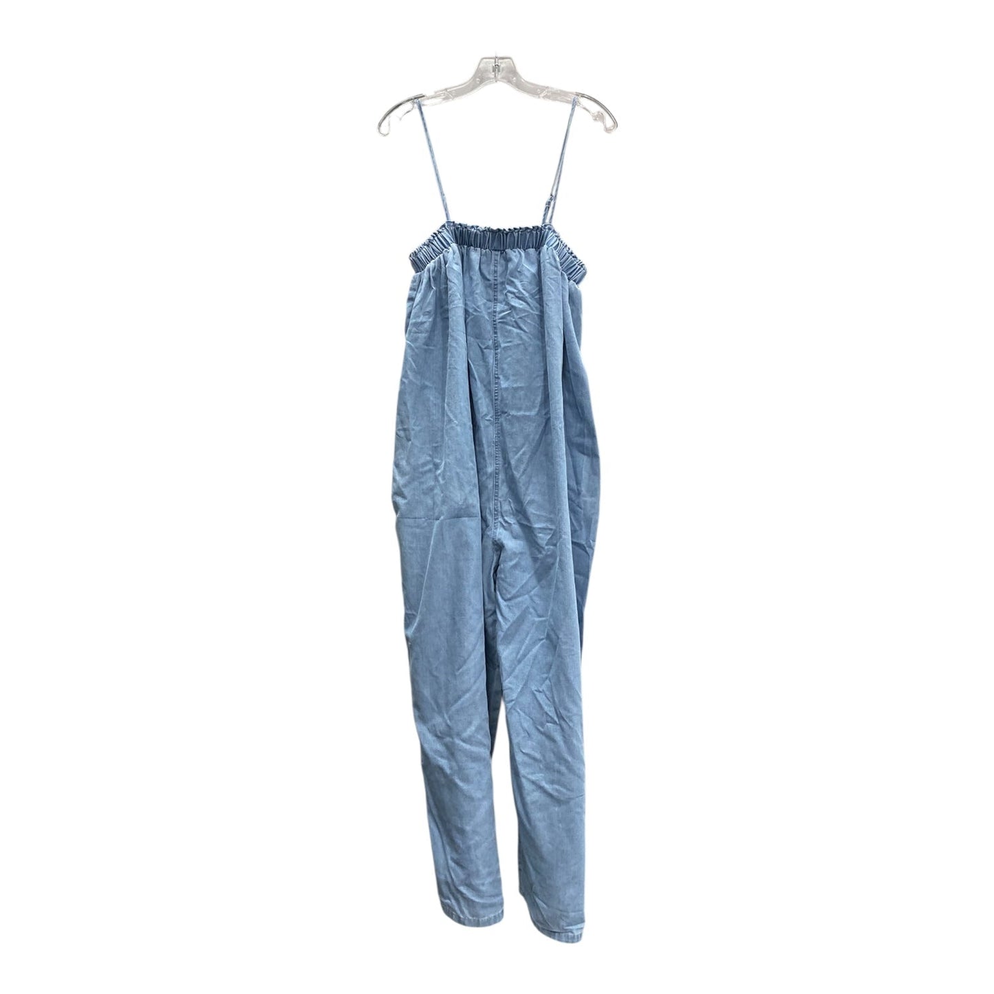 Jumpsuit By Cupshe In Blue Denim, Size:10