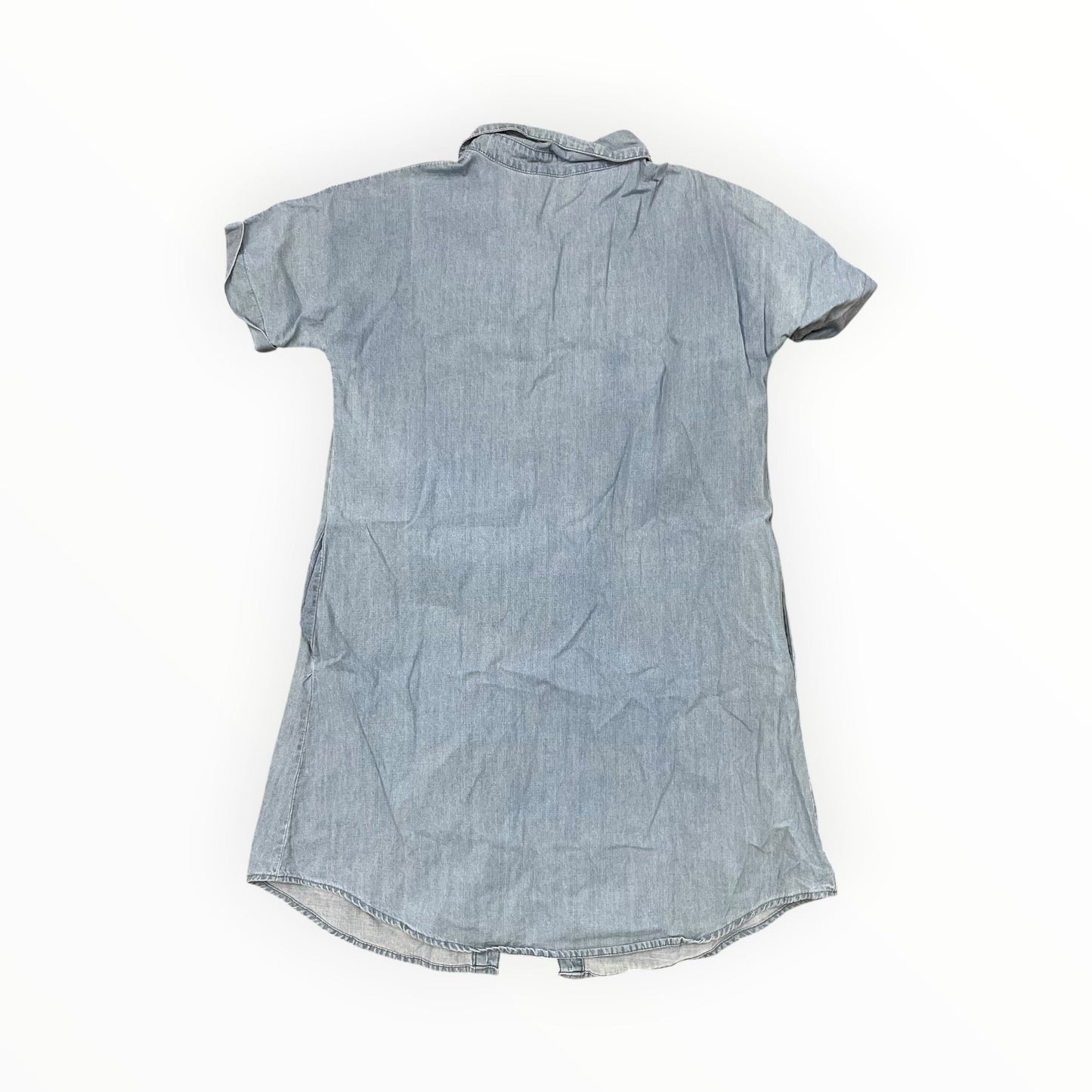 Dress Casual Midi By Clothes Mentor In Blue Denim, Size:L