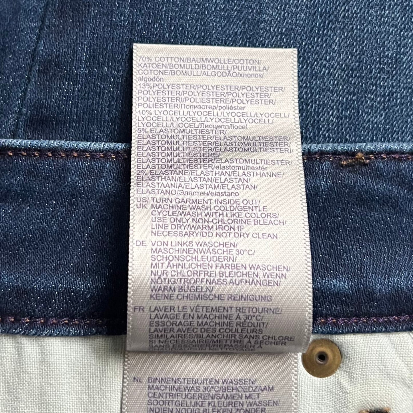 Jeans Straight By Not Your Daughters Jeans In Blue Denim, Size: 2