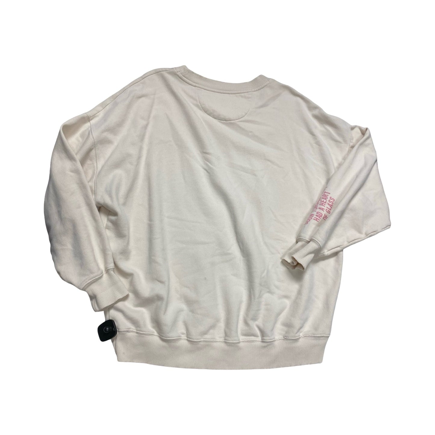 Sweatshirt Crewneck By American Eagle In Pink & Tan, Size:L