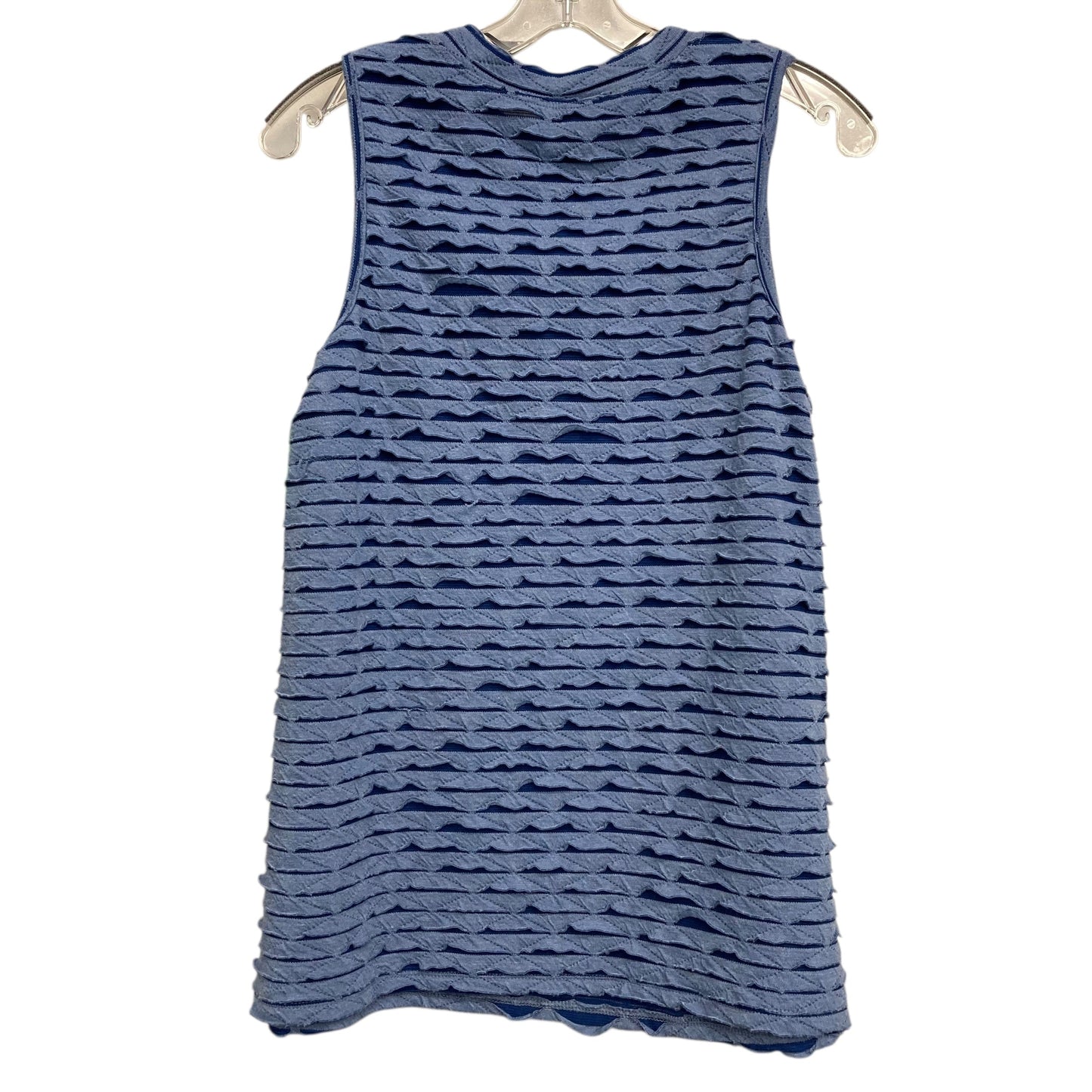 Top Sleeveless By Ab Studio In Blue, Size:S