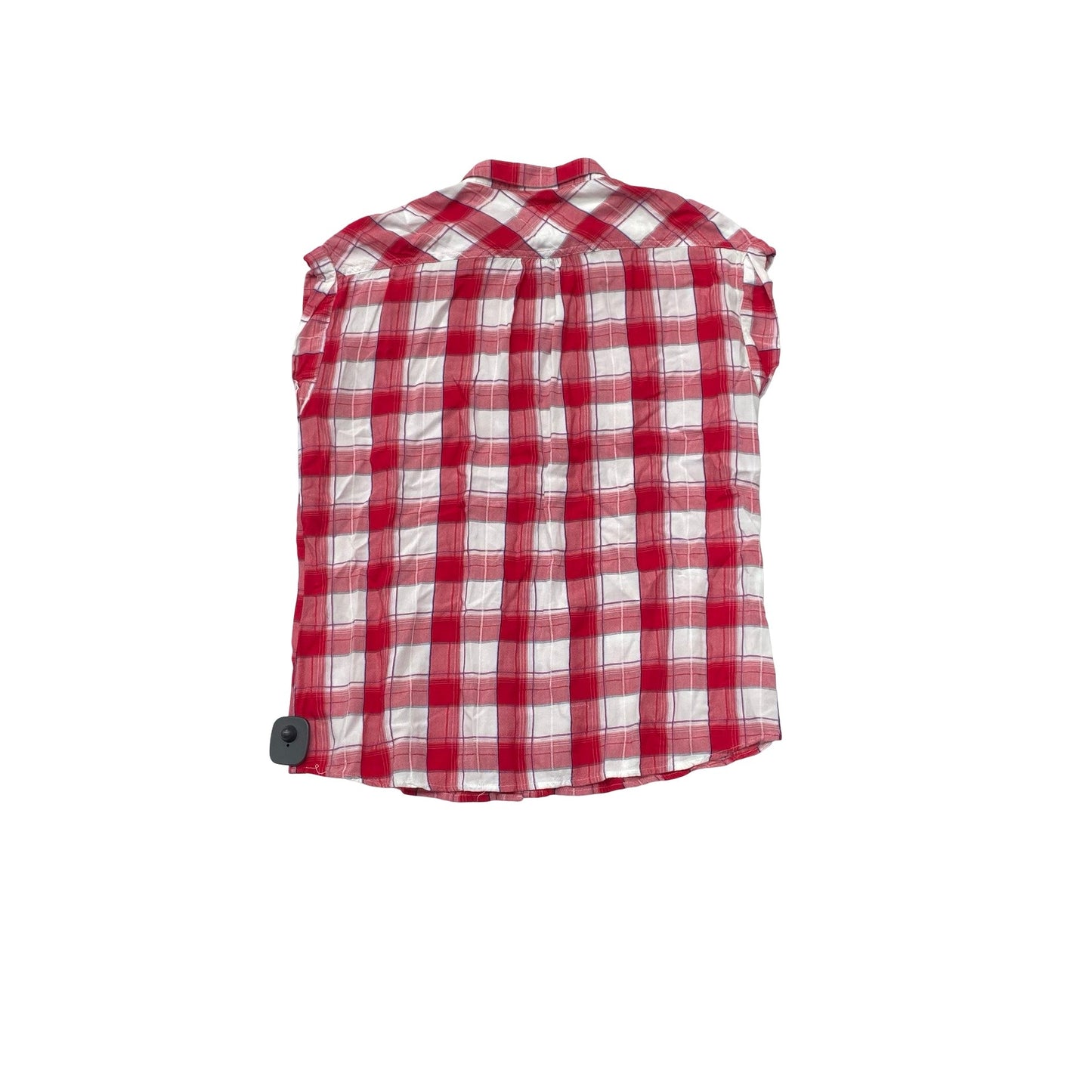 Top Sleeveless By Rails In Plaid Pattern, Size:M