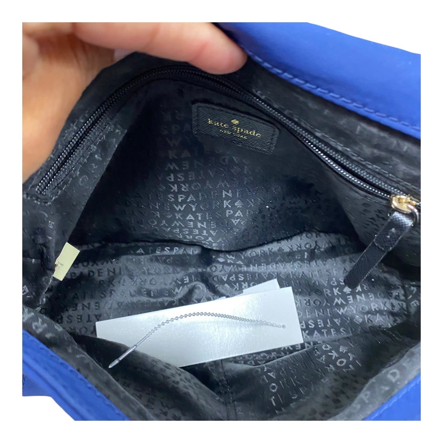 Handbag Designer By Kate Spade In Blue, Size:Small