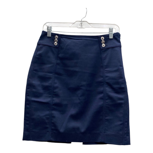 Skirt Midi By White House Black Market In Navy, Size:2
