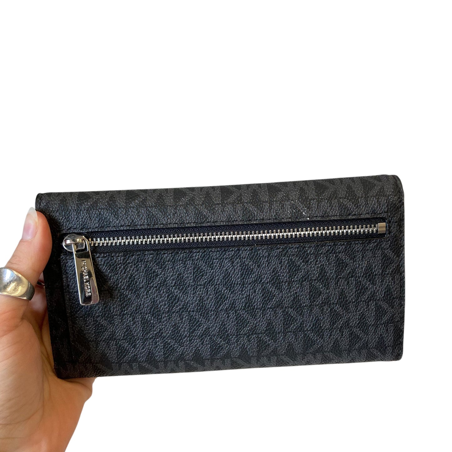 Wallet Designer By Michael Kors In Black, Size:Medium