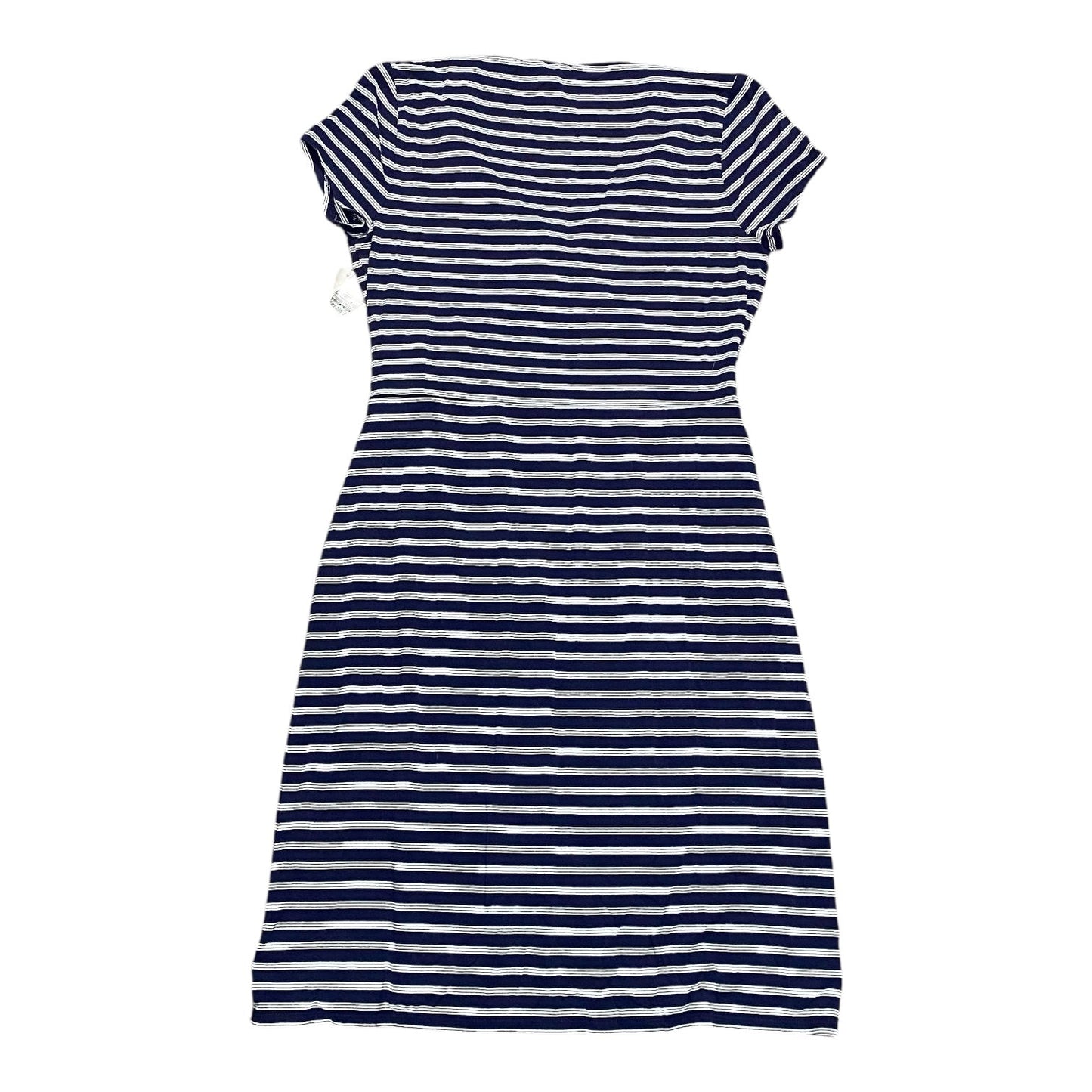 Dress Casual Midi By White House Black Market In Striped Pattern, Size:4