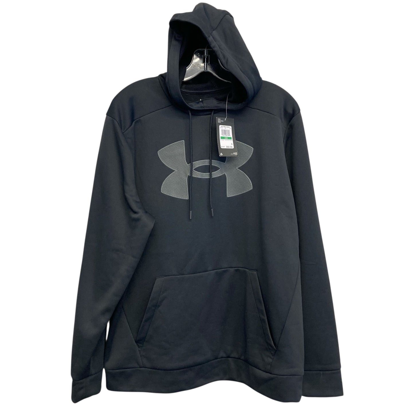 Sweatshirt Hoodie By Under Armour In Black, Size:L