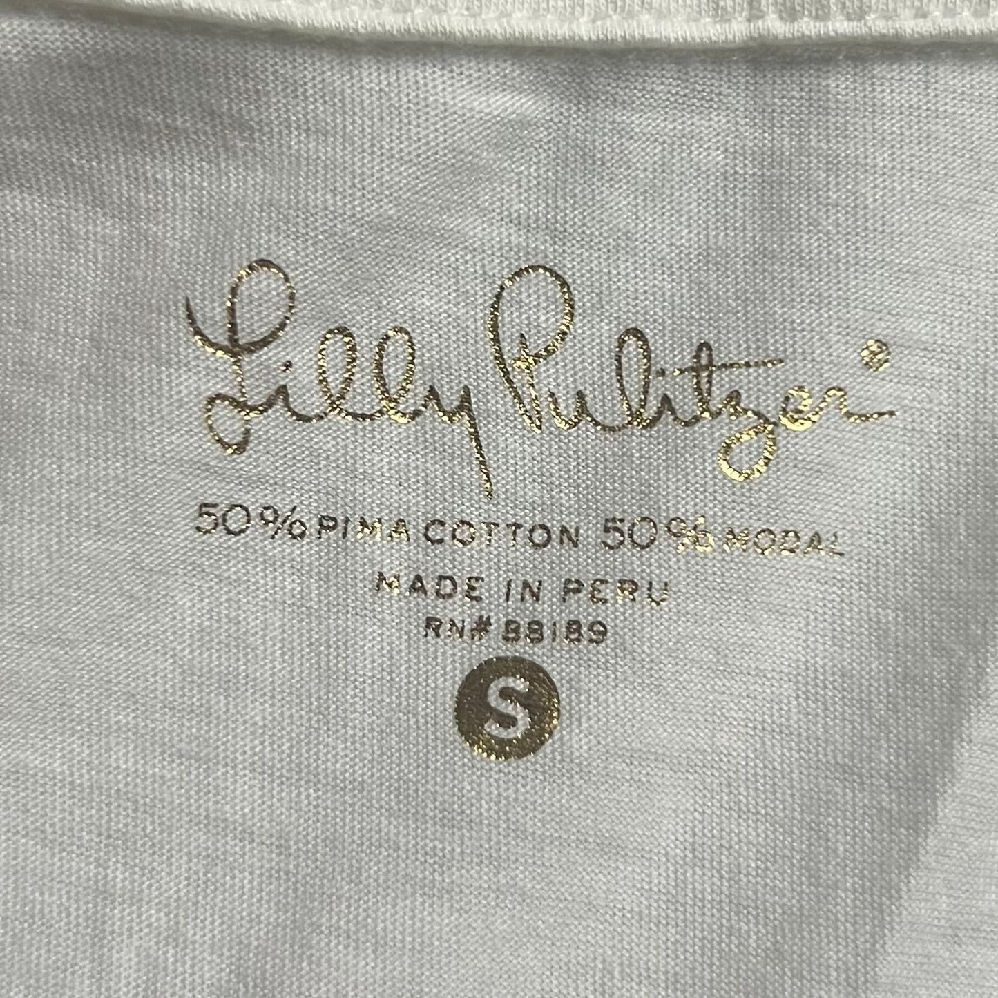 Top Sleeveless Designer By Lilly Pulitzer In White, Size: S