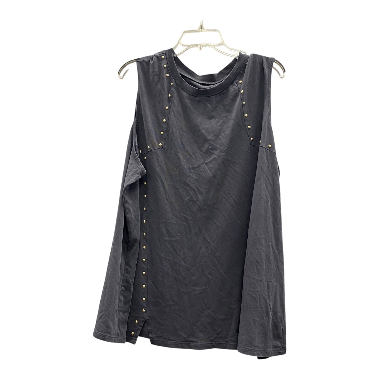 Top Sleeveless By Torrid In Grey, Size:2X
