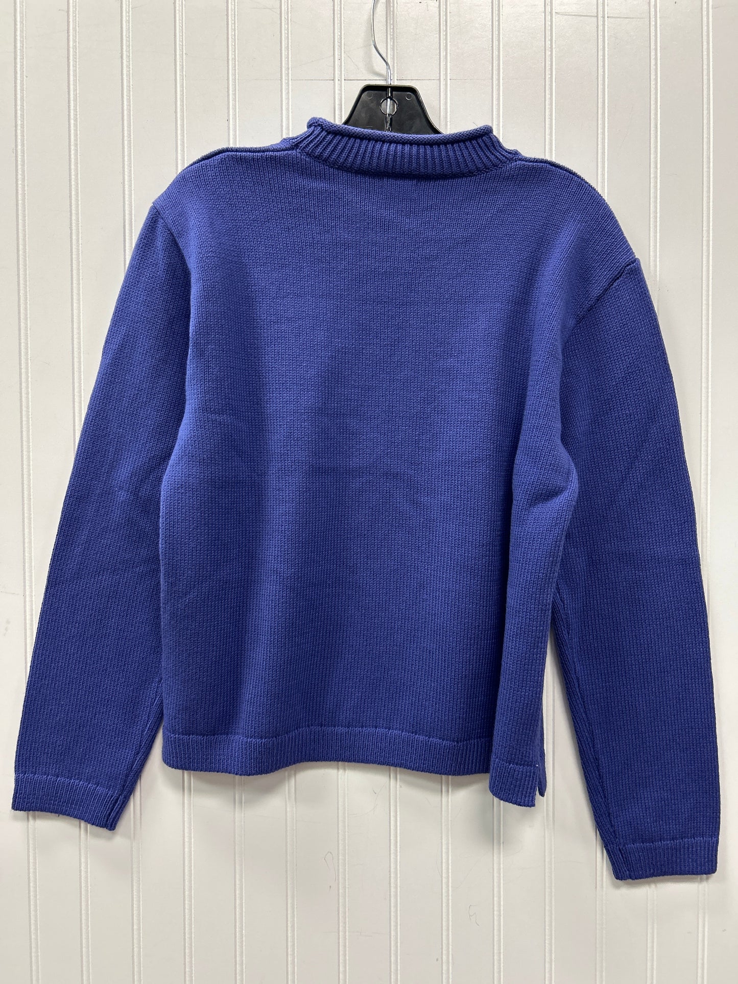 Sweater By J. Crew In Purple, Size:M NWT