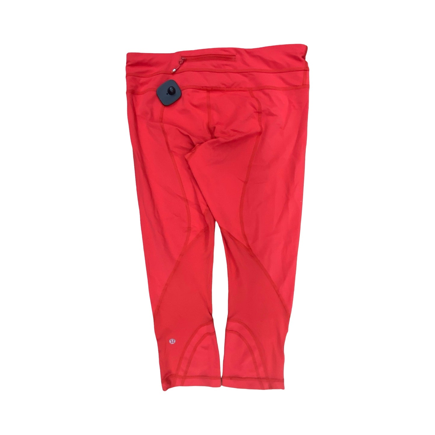 Athletic Capris By Lululemon In Red, Size:4