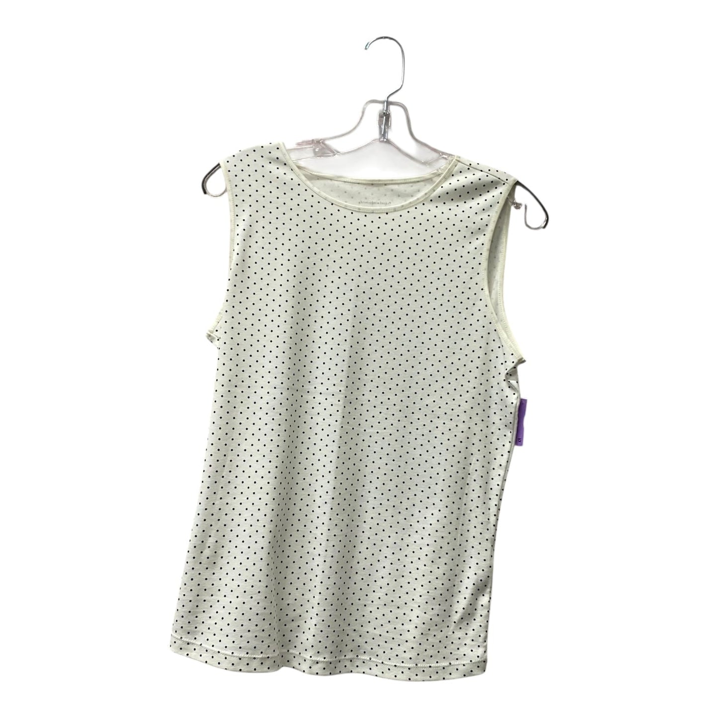 Tank Top By Christopher And Banks In Polkadot Pattern, Size:M