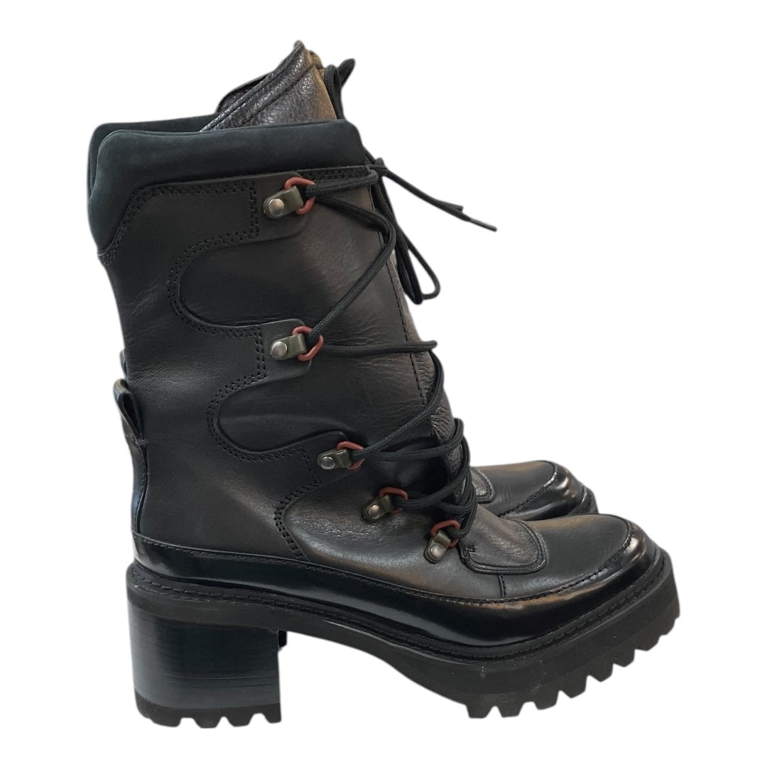 Boots Designer By See By Chloe In Black, Size:9
